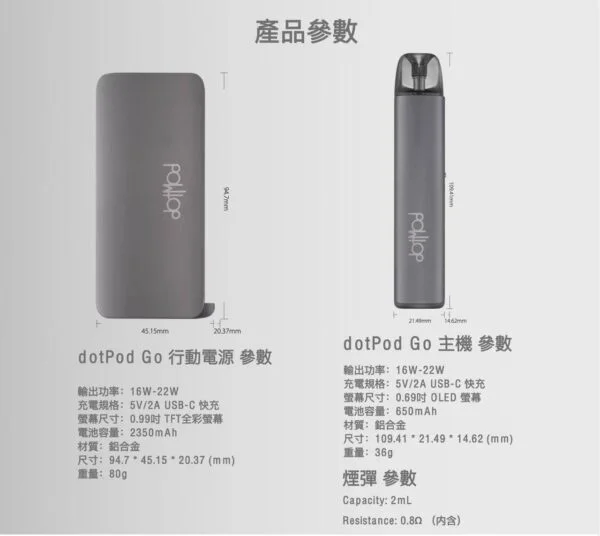 佩特里DOTMOD DOTMOD GO KIT電子煙主機煙彈空倉官網:圖片 7